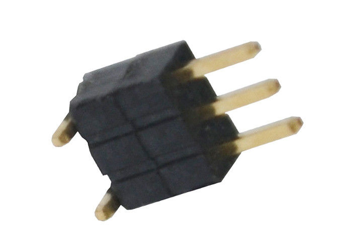 3 tipo vertical de SMT da montagem do conector 1.27mm do encabeçamento da fileira do Pin único