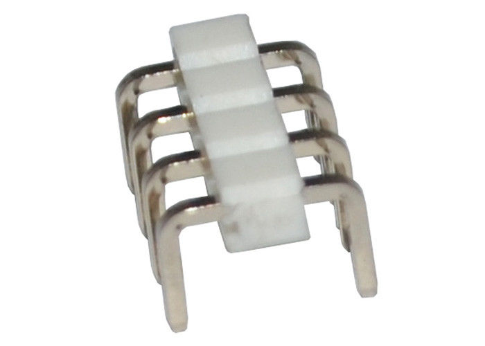 Tipo 4 fileira de U do passo 2.54mm do conector do encabeçamento do Pin única 90 graus
