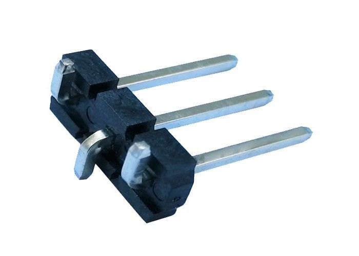 Tipo passo de SMT do conector do encabeçamento do Pin da fileira de 3 Pin único do preto 5.08x2.5mm