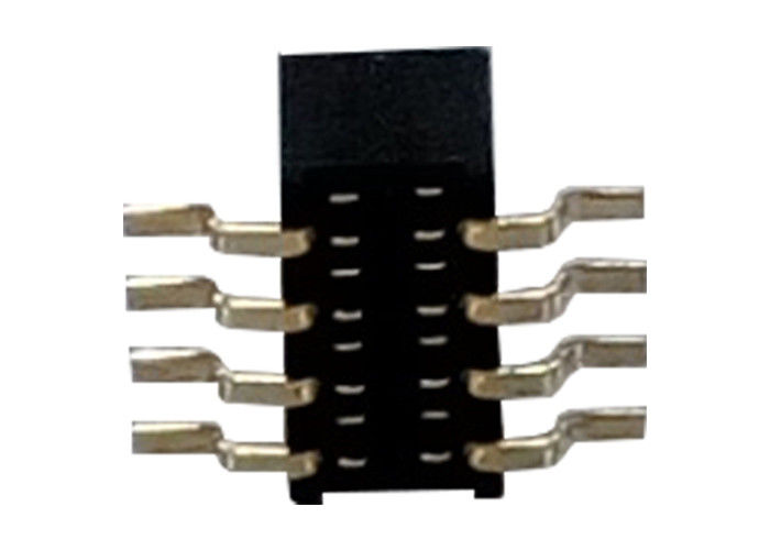 Do conector fêmea do encabeçamento de 8 Pin tipo 1.27mm x 3.4mm de SMT da fileira único