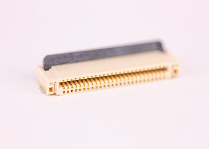 Acessórios dos componentes do conector do Pin Fpc do peso leve 50 horizontalmente flexíveis para telefones celulares