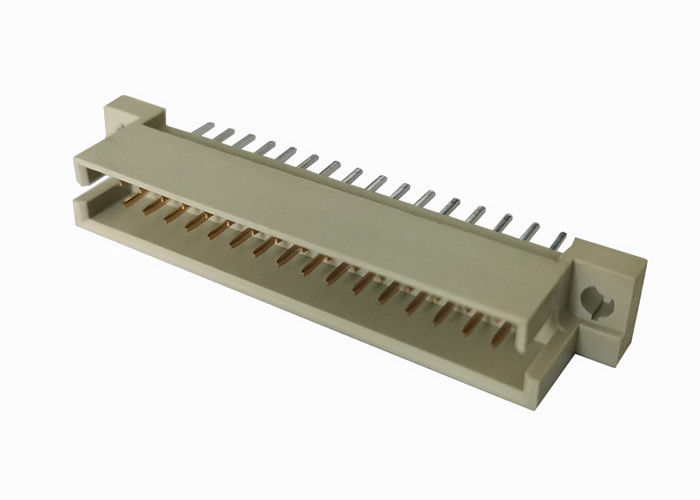 Encabeçamento masculino do PWB do conector reto do RUÍDO 41612 ouro/lata de 180 graus sobre o níquel