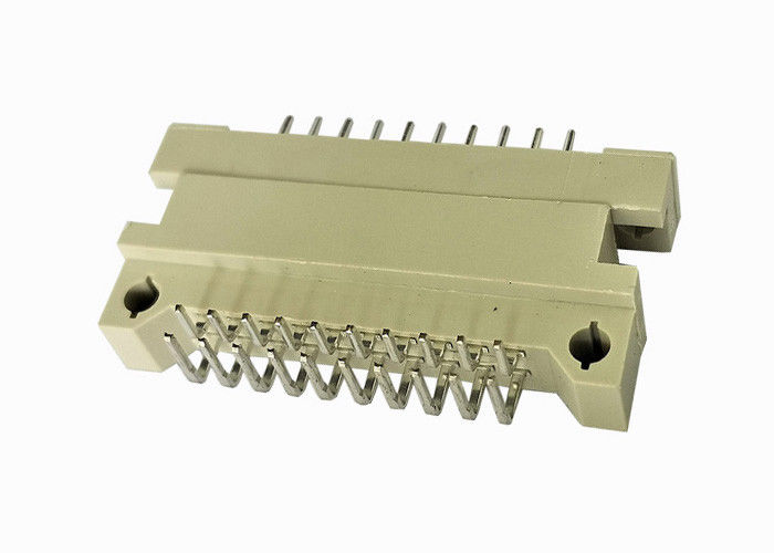 RUÍDO dobro 41612 do conector do encabeçamento do Pin da fileira encabeçamento masculino do PWB do ângulo direito de 10 Pin