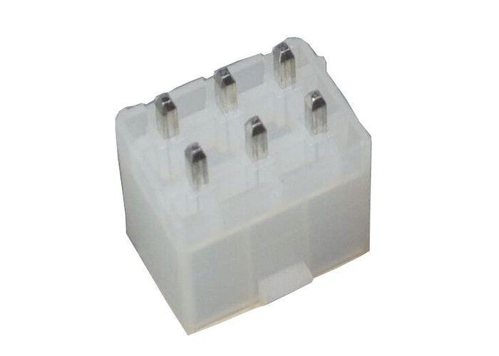 Passo do conector 4.2mm da bolacha do Pin da série 6 de R, conector terminal reto do alojamento