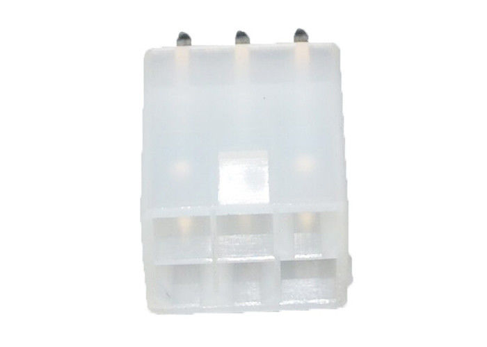 Passo do conector 4.2mm da bolacha do Pin da série 6 de R, conector terminal reto do alojamento