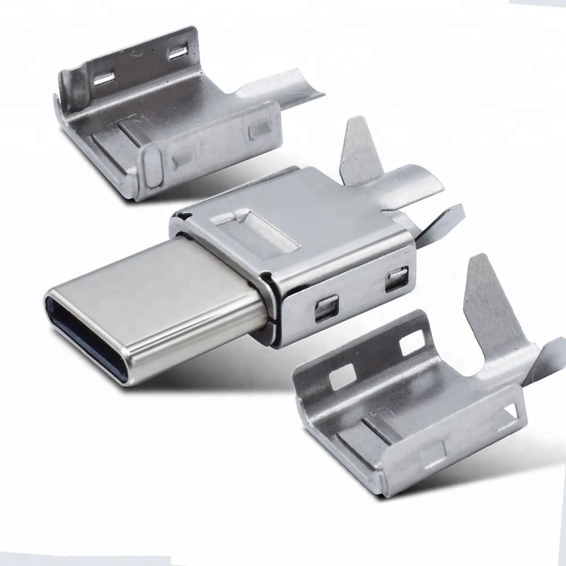 Cobre do conector do Pin USB C do homem 24 com teste completo de carregamento da função 100%