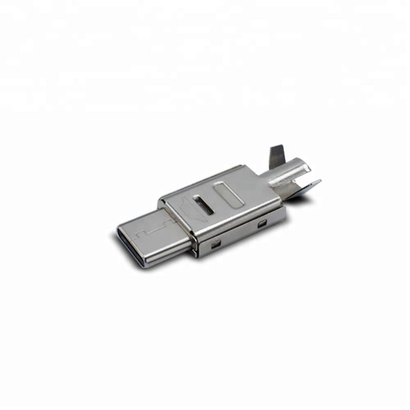 Cobre do conector do Pin USB C do homem 24 com teste completo de carregamento da função 100%