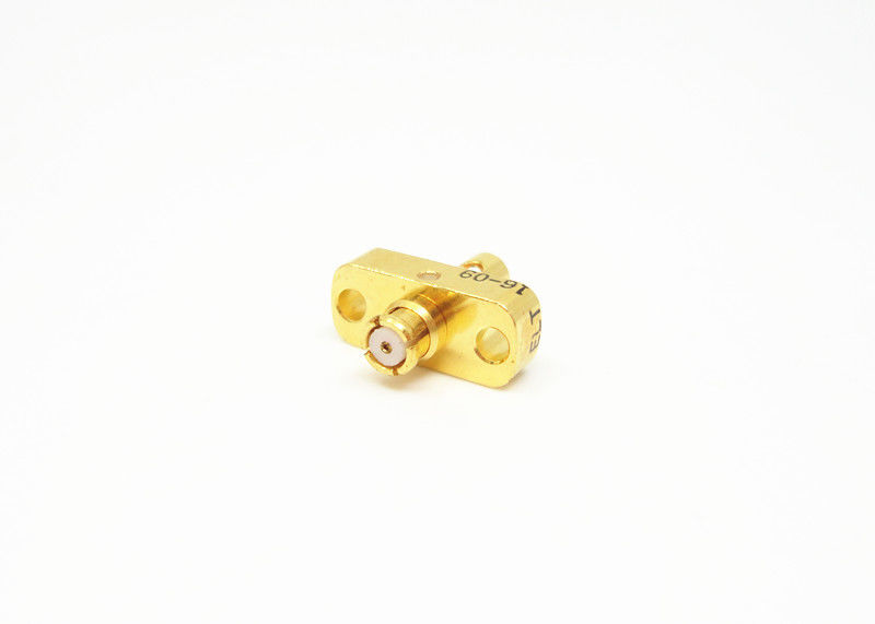 Os furos fêmeas do conector 2 de SMP RF flangeiam impedância da montagem 50Ω para o cabo de MF108A