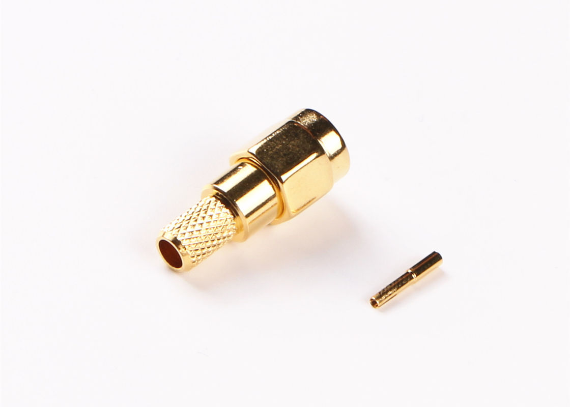 Conector da antena da impedância 50Ω RF, conector da montagem do painel de SMA para o espaço aéreo