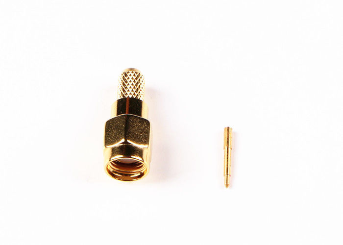 Conector da antena da impedância 50Ω RF, conector da montagem do painel de SMA para o espaço aéreo