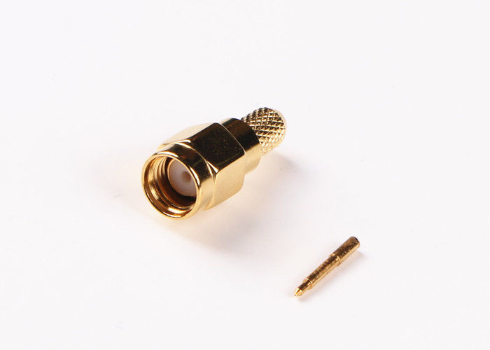 Conector da antena da impedância 50Ω RF, conector da montagem do painel de SMA para o espaço aéreo
