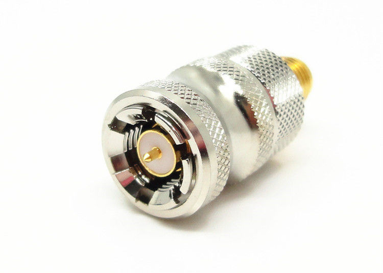 Alta frequência folheado a níquel do conector da montagem do conector SOSMA da antena da impedância 50Ω RF