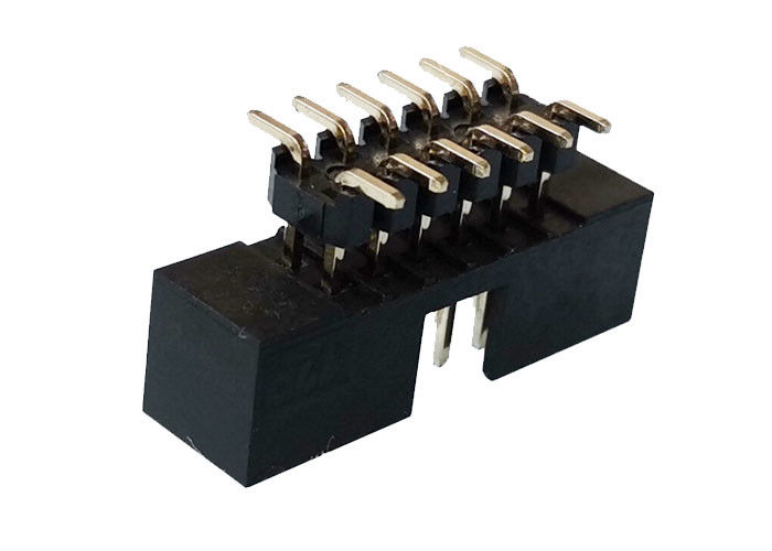 Tipo fio de SMT do conector do encabeçamento da caixa plástica para embarcar o passo do conector 2mm