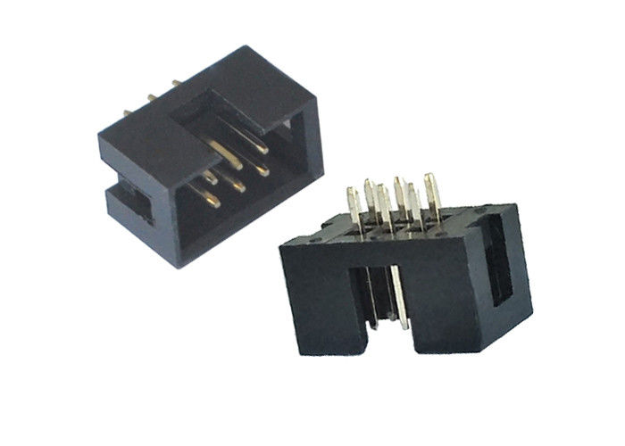 180 tipo reto do Pin do passo 6 do MERGULHO 2.54mm do conector do encabeçamento da caixa do grau