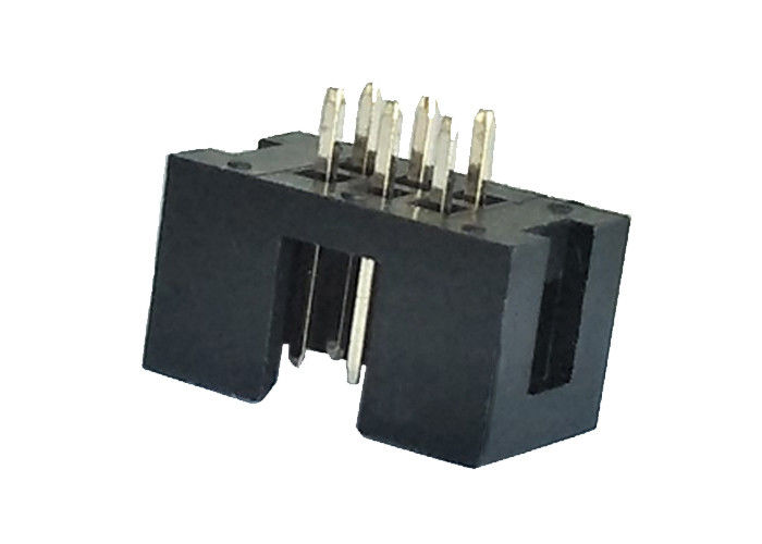 180 tipo reto do Pin do passo 6 do MERGULHO 2.54mm do conector do encabeçamento da caixa do grau