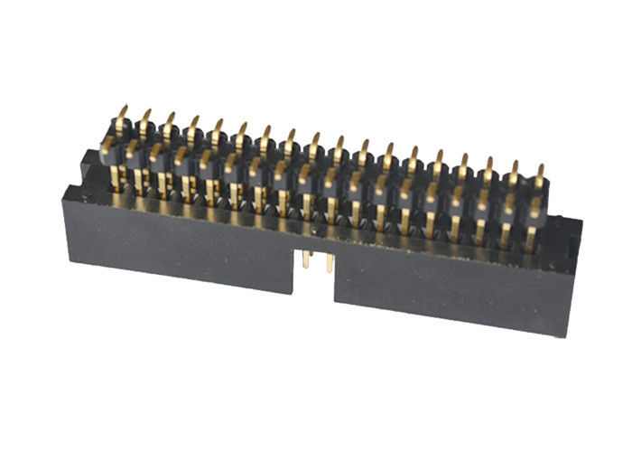 encabeçamento da caixa 3.0AMP plástica 2,54 milímetros de tipo flash de SMT do ouro da placa do PWB