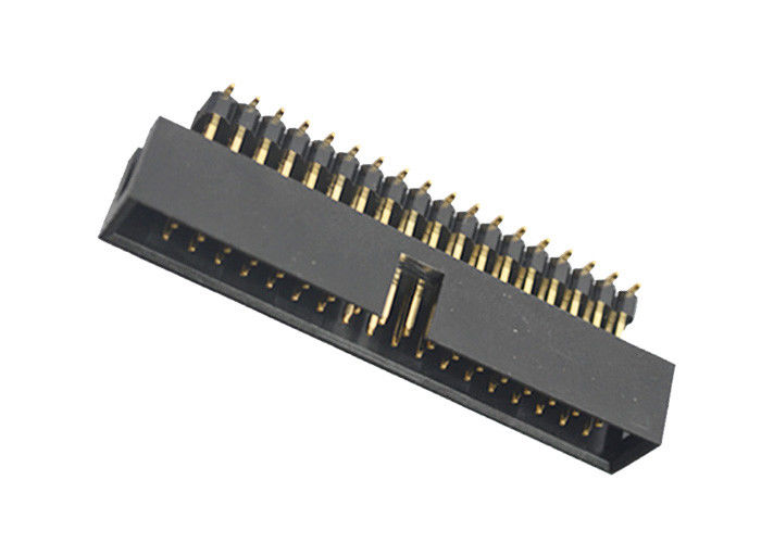 encabeçamento da caixa 3.0AMP plástica 2,54 milímetros de tipo flash de SMT do ouro da placa do PWB