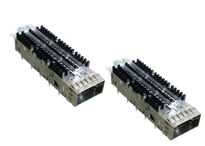 Porto do conector da gaiola de SFP da gaiola de QSFP único para o módulo QSFP14 ótico