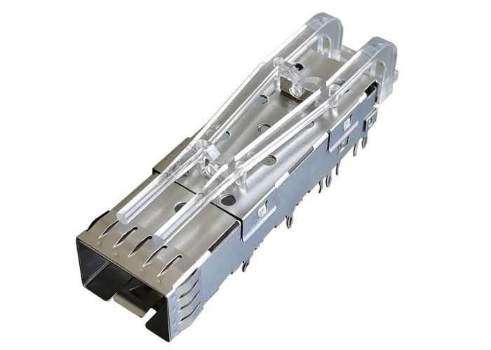 Liga de cobre da montagem do painel de conector da gaiola de SFP das tubulações leves para o gigabit Ethnet