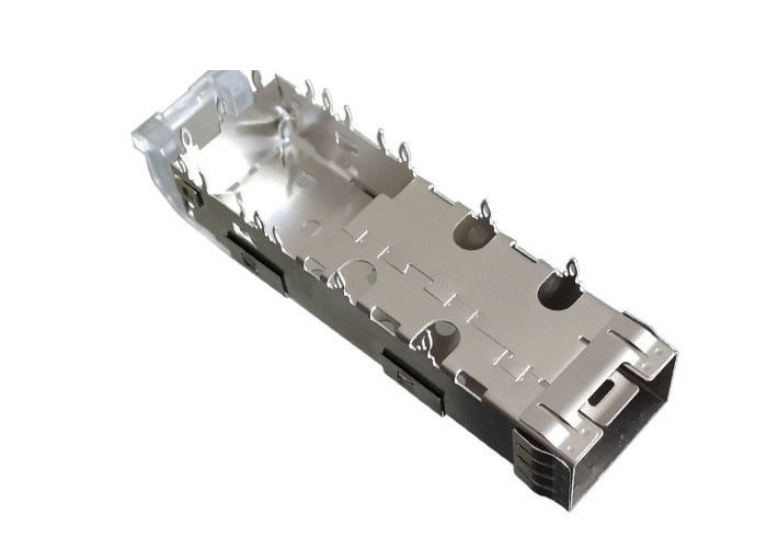 Liga de cobre da montagem do painel de conector da gaiola de SFP das tubulações leves para o gigabit Ethnet