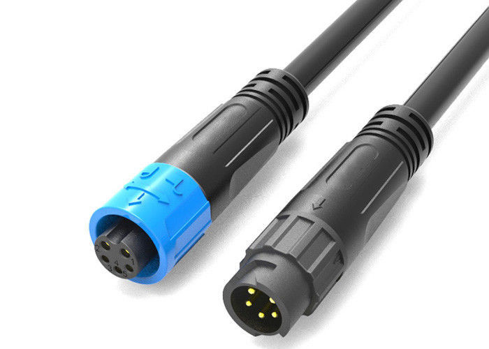 Os dados do poder combinados Waterproof o Pin da baioneta 5 do conector de cabo para a iluminação do diodo emissor de luz