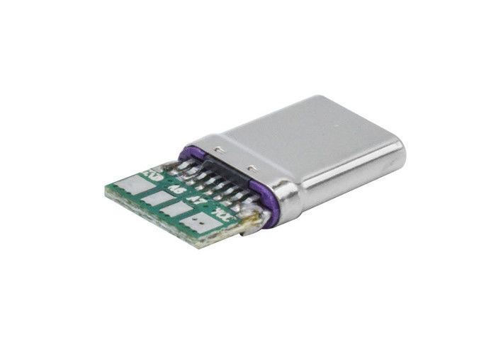 2,0 cabo de solda masculino Jack de USB C do conector de USB C com garantia de 1 ano