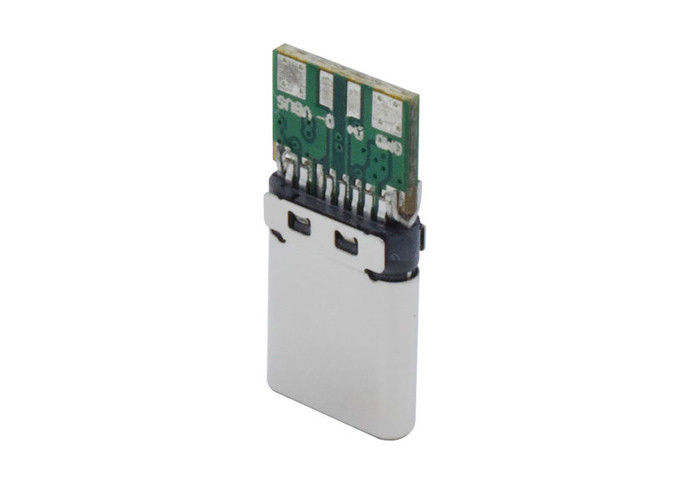 Durabilidade de 100 vezes do conector 10000-15000 do watt 3,1 Gen2 USB C para a placa de circuito