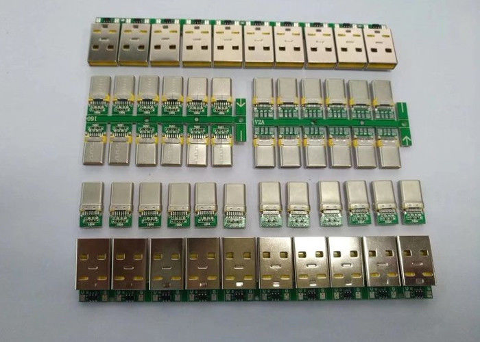 Datilografe a C o micro conector do Usb Shell de aço inoxidável com função da carga/dados