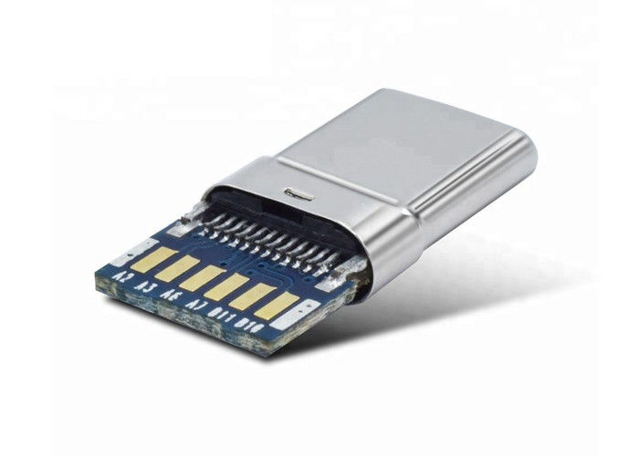 16 conector do Usb 3,1 C do Pin, tipo conector do Usb 3,0 de C com placa do PWB