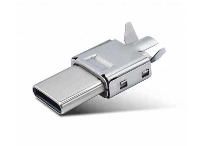 Cobre do conector do Pin USB C do homem 24 com teste completo de carregamento da função 100%