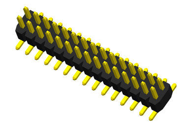 Tipo conector de Pin 1.0mm de SMT de dois plásticos do conector do encabeçamento do Pin da fileira único do PWB
