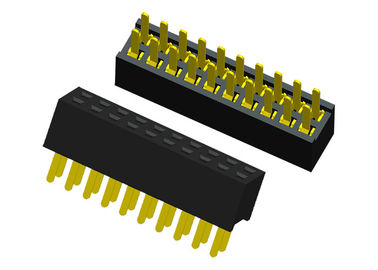 Do conector fêmea do encabeçamento de 20 Pin única fileira em linha reta para a placa do PWB