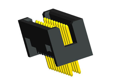 fio reto dos conectores do PWB do conector do encabeçamento da caixa de 1.27mm a embarcar